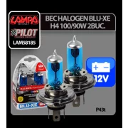 Bec halogen Blu-Xe  H4 100/90W P43t 12V 2buc