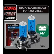 Bec halogen Blu-Xe  H7 100W PX26d 24V 2buc