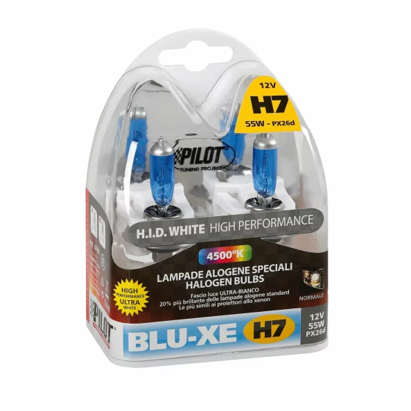 Bec halogen Blu-Xe H7 55W PX26d 12V 2buc