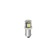 Bec Hyper-Led15 - 5SMD 24/28V T4W soclu metal BA9s 2buc - Alb