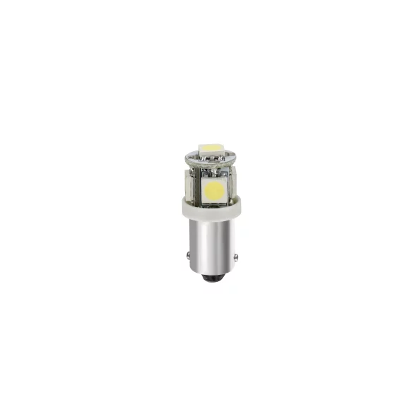 Bec Hyper-Led15 - 5SMD 24/28V T4W soclu metal BA9s 2buc - Alb