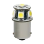 Bec Hyper-Led18 - 6SMD 12V frana soclu metal BA15s 1buc - Alb