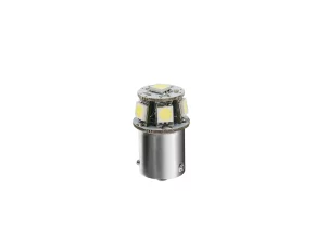 Bec Hyper-Led18 - 6SMD 24/28V R5W soclu metal BA15s 1buc - Alb