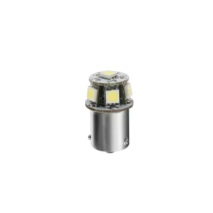 Bec Hyper-Led18 - 6SMD 24/28V R5W soclu metal BA15s 1buc - Alb