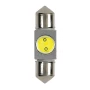 Bec Hyper-Led2 - 1SMD 12V sofit 10x36mm soclu SV8,5-8 1buc - Alb
