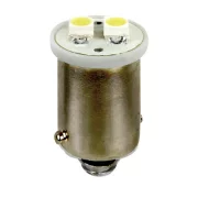 Bec Hyper-Led4 - 2SMD 12V pozitie soclu metal BA9s 2buc - Alb