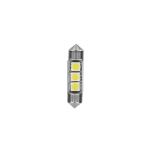 Bec Hyper-Led9 - 3SMD 24/28V sofit 10x36mm soclu SV8,5-8 2buc - Alb