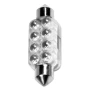 Bec LED 12V - 13x44mm - 8LED Sofit SV8,5-8 1buc - Albastru