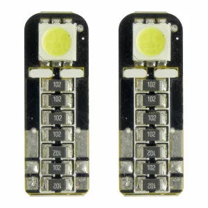 Bec Led - 1SMD 12V pozitie T10 W2,1x9,5d Canbus 2buc Carpoint - Alb dispersat