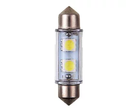 12V Led izzó - 2SMD szofita T11x39mm SV8,5-8 2db - Fehér
