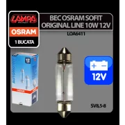 Bec Original Line 12V - 11x41mm - 10W Sofit SV8,5-8 1buc Osram