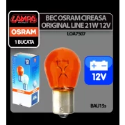 Bec Original Line 12V - PY21W - 21W Semnalizare galben BAU15s 1buc Osram