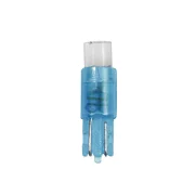 Bec tip LED 12V iluminat bord soclu pl. T5 W2x4,6d 5buc - Albast