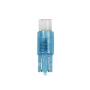 Bec tip LED 12V iluminat bord soclu pl. T5 W2x4,6d 5buc - Albast