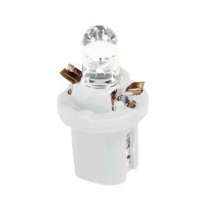 Bec tip LED 12V iluminat bord soclu plastic B8,5d 2buc - Alb