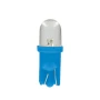 Bec tip LED 12V soclu pl. T10 W2,1X9,5d 2buc Albastru focalizat