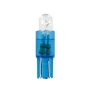 Bec tip LED 12V soclu plastic T5 W2x4,6d 2buc - Albastru