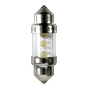 Bec tip LED 12V sofit cu 3 leduri 10x31mm SV8,5-8 2buc - Curcubeu