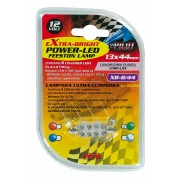 Bec tip LED 12V sofit cu 8 leduri 13x44mm SV8,5-8 1buc - Verde
