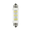 Bec tip LED 24V sofit cu 6 leduri 11x41mm SV8,5-8 2buc - Alb