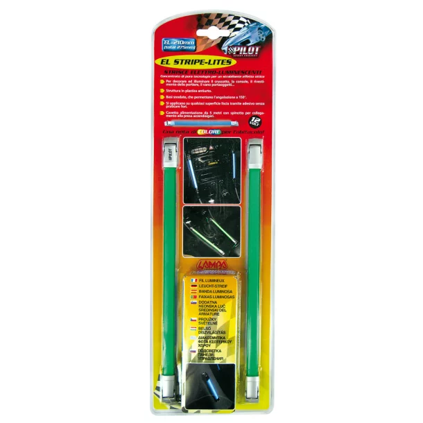 EL-Stripe Lites 12V - 21 cm - Green