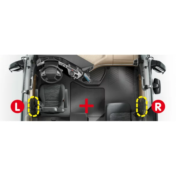 Blocatoare usi din interior camion - Man TGA (03/99&gt;05/10), TGS, TGX (09/07&gt;08/14)