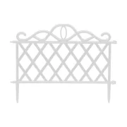 Bordura pt. pat de flori / gard - 47 x 36 cm - alb