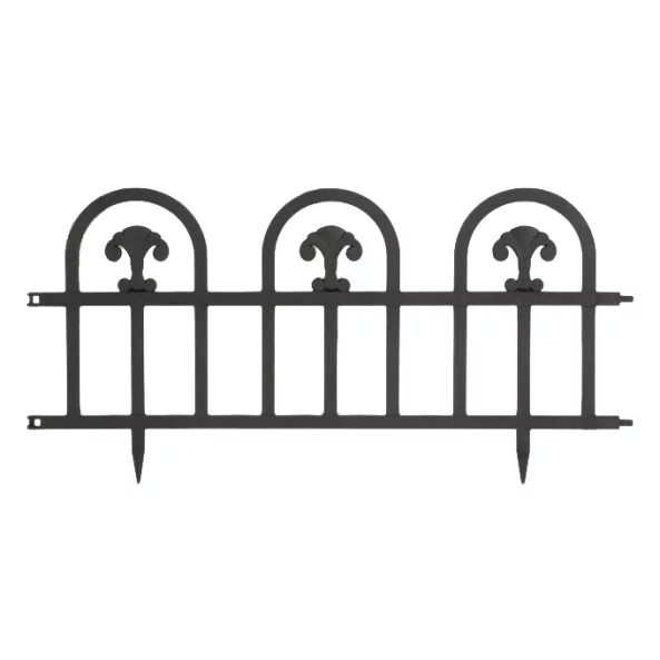 Bordura pt. pat de flori / gard - 60 x 30 - Negru