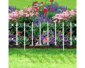 Bordura pt. pat de flori / gard - 61 x 30 - alb