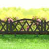 Bordura pt. pat de flori / gard - extensibil, 59,5 x 24 cm - Negru