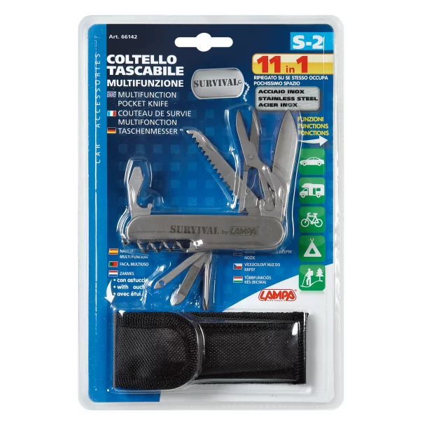 Briceag multifunctional kit supravietuire 11 in 1