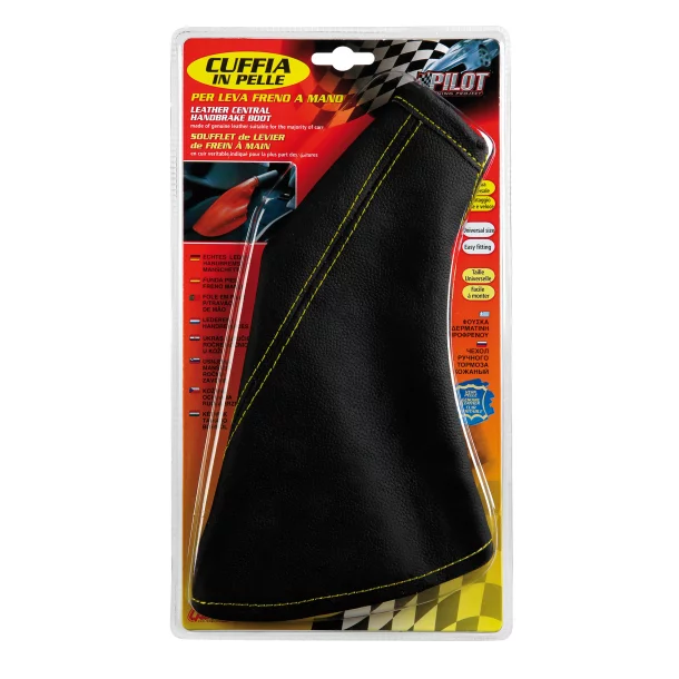 Burduf frana de mana Exclusive - Negru/Galben