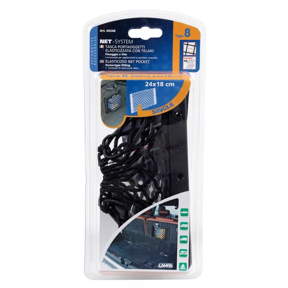 Buzunar depozitare elastic Net-System-8 24x18cm - Resigilat