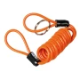 Cablu spiralat din otel Safety Reminder - 150cm - Portocaliu