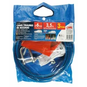 Cablu tractare metalic Ø 6mm - 3,5m - 3000kg