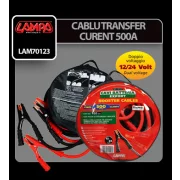 Cablu transfer curent 450cm 12/24V 500A - Lampa