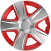 Capace roti auto Esprit SR 4buc - Argintiu/Rosu - 15''