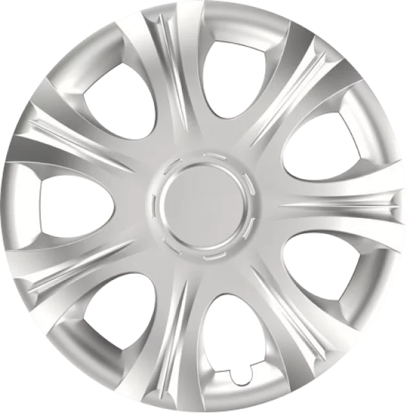 Capace roti auto Impulse 4buc - Argintiu - 15&#039;&#039;