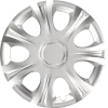Capace roti auto Impulse 4buc - Argintiu - 16&#039;&#039;