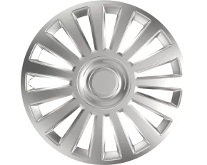Capace roti auto Luxury 4buc - Argintiu - 14&#039;&#039;