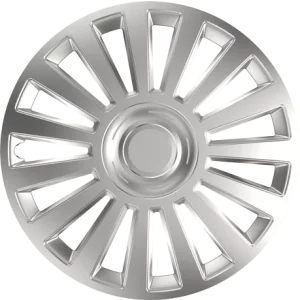 Capace roti auto Luxury 4buc - Argintiu - 14&#039;&#039;