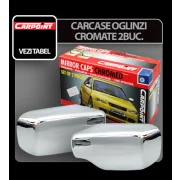 Carcase oglinzi cromate OPEL CORSA 98&gt;02, 2buc