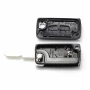 Citroen / Peugeot 406 - Carcasa tip cheie briceag cu 2 butoane, lama NE78-SH2 cu suport baterie