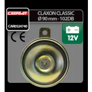 Claxon Classic 102 dB Ø 90mm, 12V - Carpoint