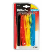 Coliere plastic color 100buc - 0,25x15cm