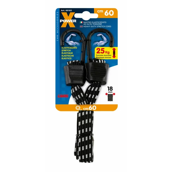 Cordon cauciucat X-Power 1buc - 60cm