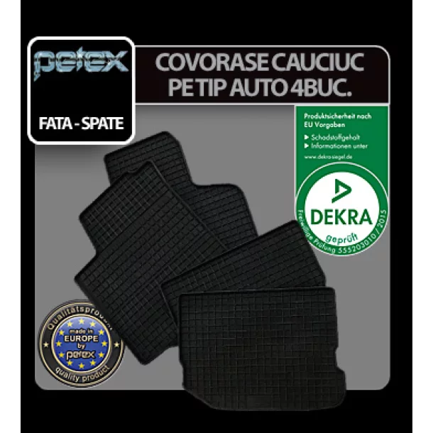 Covorase cauciuc Opel Corsa D (10/06-11/14) Petex