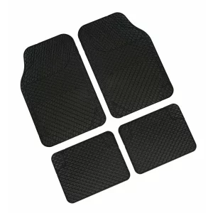 Covorase pvc universale Drena 4 negre 4buc