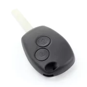 Dacia / Renault - Carcasa cheie cu 2 butoane si suport baterie din inox