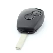 Dacia / Renault - Carcasa cheie cu 2 butoane si suport baterie din inox